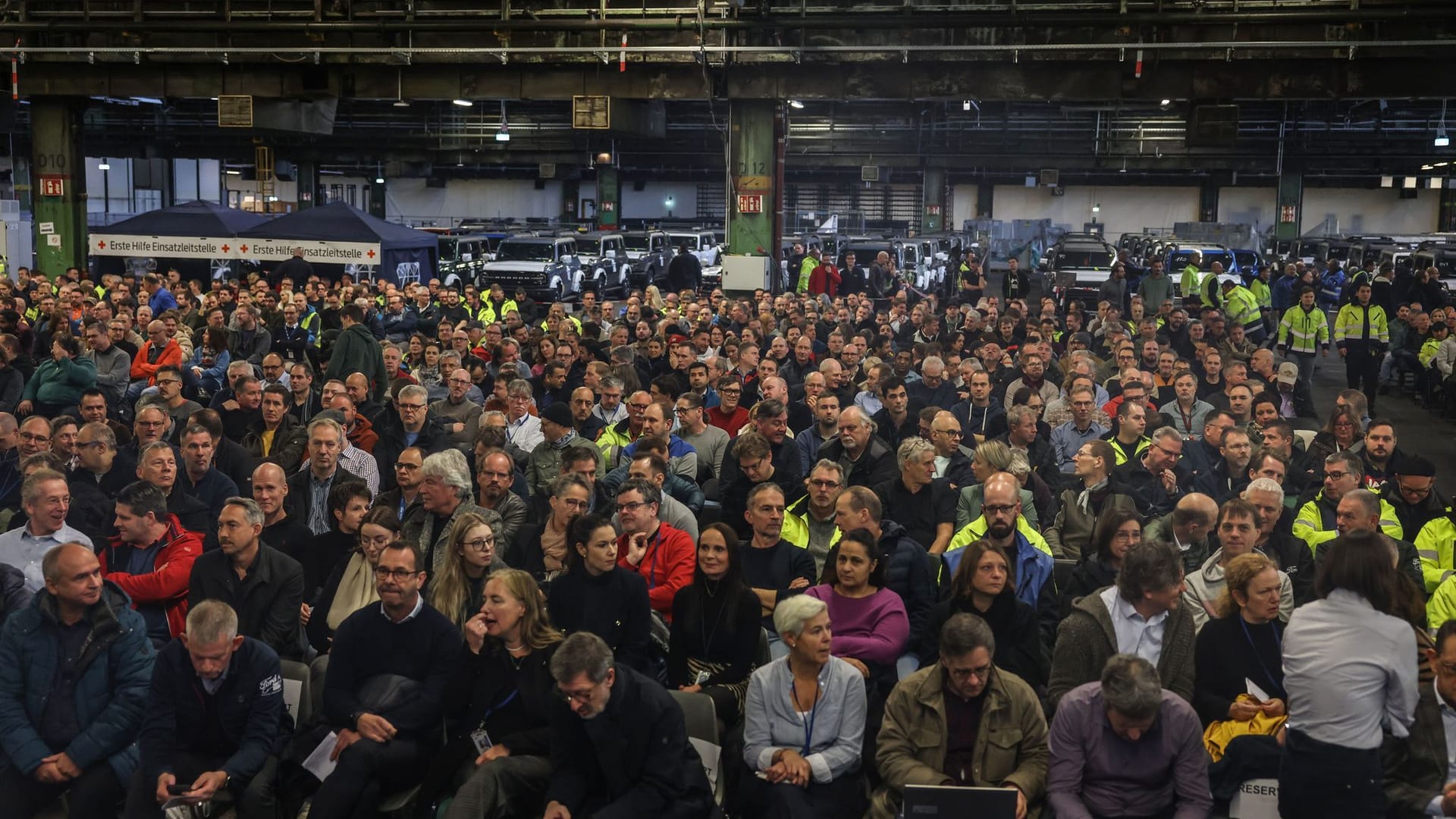 Betriebsversammlung bei Ford in Köln