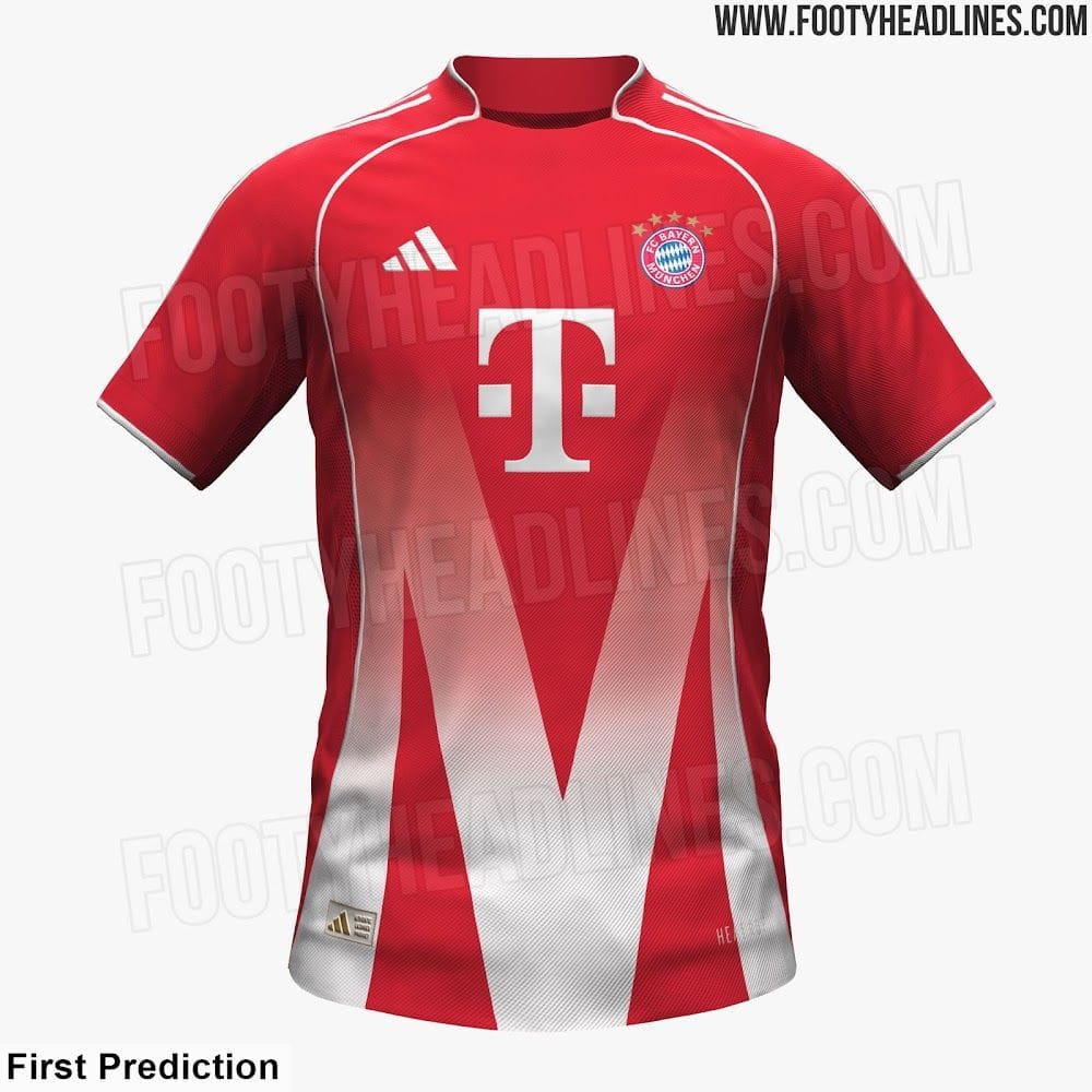 M wie München: Das geleakte Trikot des FC Bayern.