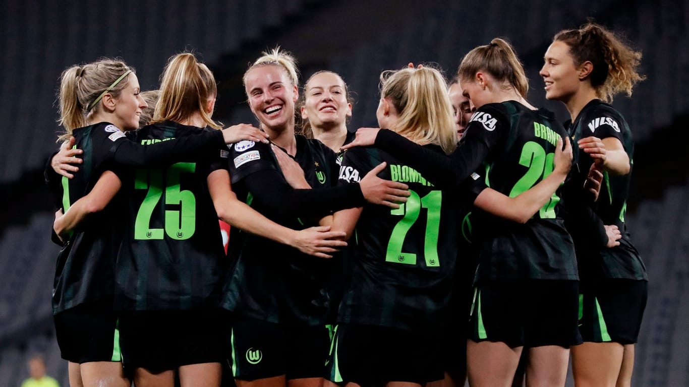 Champions League: Wolfsburg jubelt über den ersten Sieg in der Königsklasse.