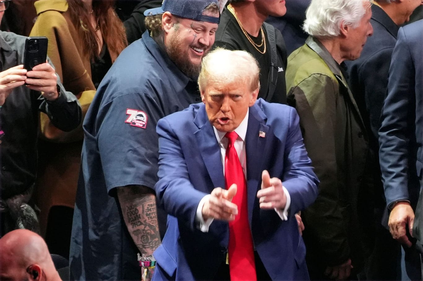 Trump bei UFC-Kampf