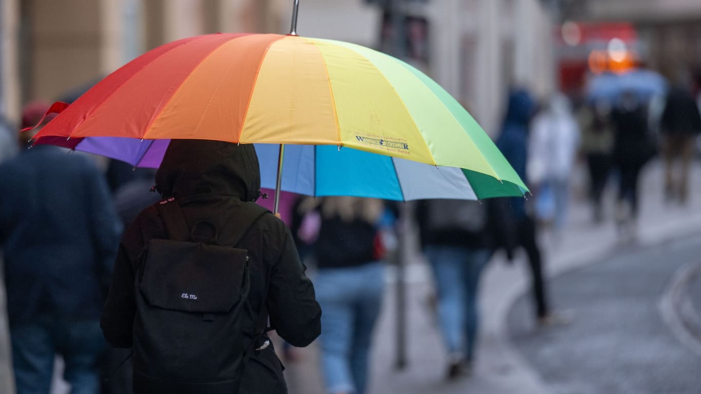 Regenwetter in Sachsen-Anhalt