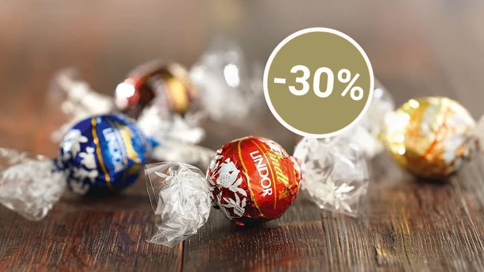 Zartschmelzende Köstlichkeiten: Amazon reduziert Schokolade von Lindt Lindor radikal.