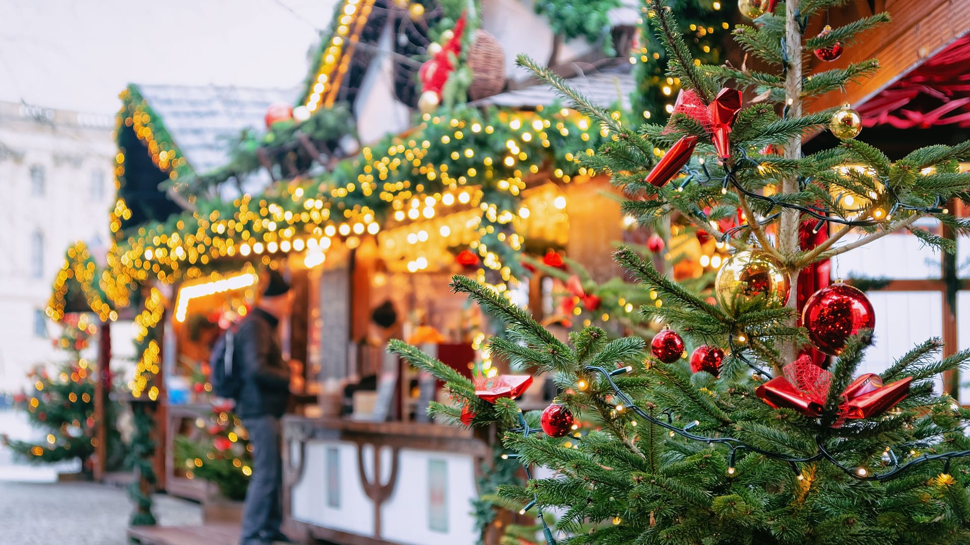 Genießen Sie auf dem Weihnachtsmarkt eine gemütliche, weihnachtliche Atmosphäre.