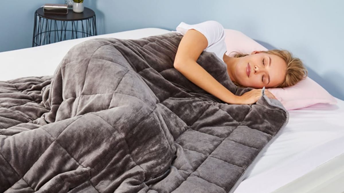 Weighted blanket on offer for under 35 euros