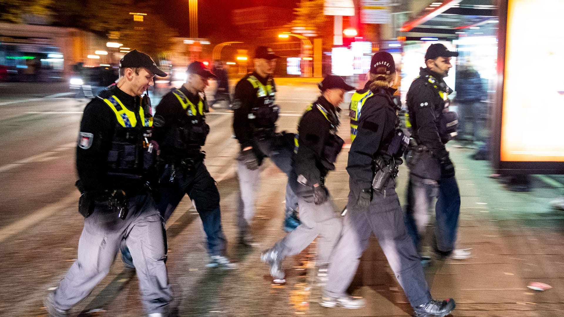 Polizeieinsatz zu Halloween in Hamburg