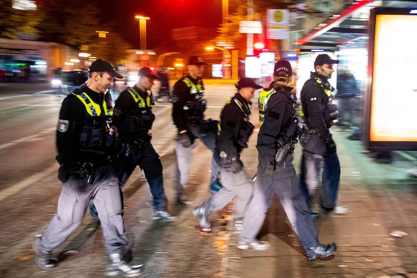 Polizeieinsatz zu Halloween in Hamburg