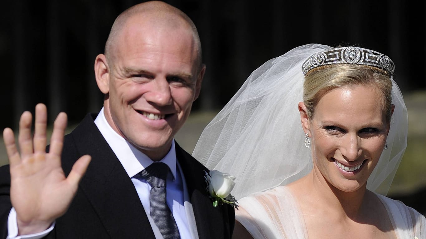 Mike Tindall und Zara Phillips: Im Jahr 2011 hat das Paar geheiratet.