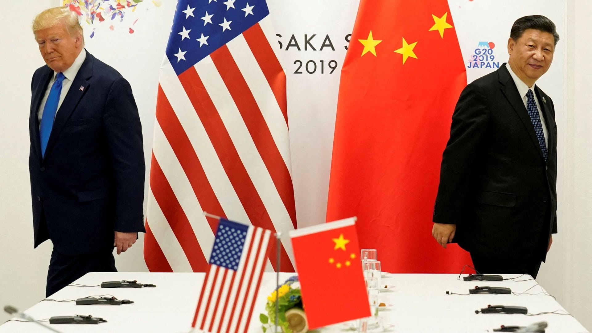 Donald Trump und der chinesische Präsident Xi Jinping auf dem G20-Gipfel 2019: Im Januar kehrt der Republikaner ins Weiße Haus zurück.