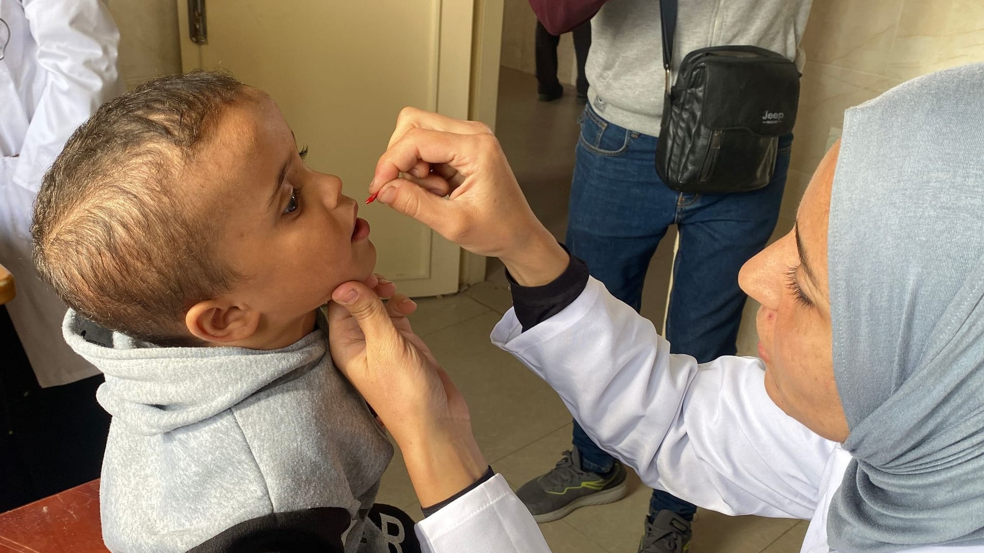 Nahostkonflikt - Polio-Impfung in Gaza