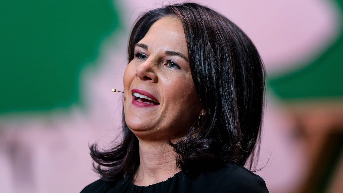 Annalena Baerbock spricht bei Grünen-Parteitag über Dönerpreisbremse