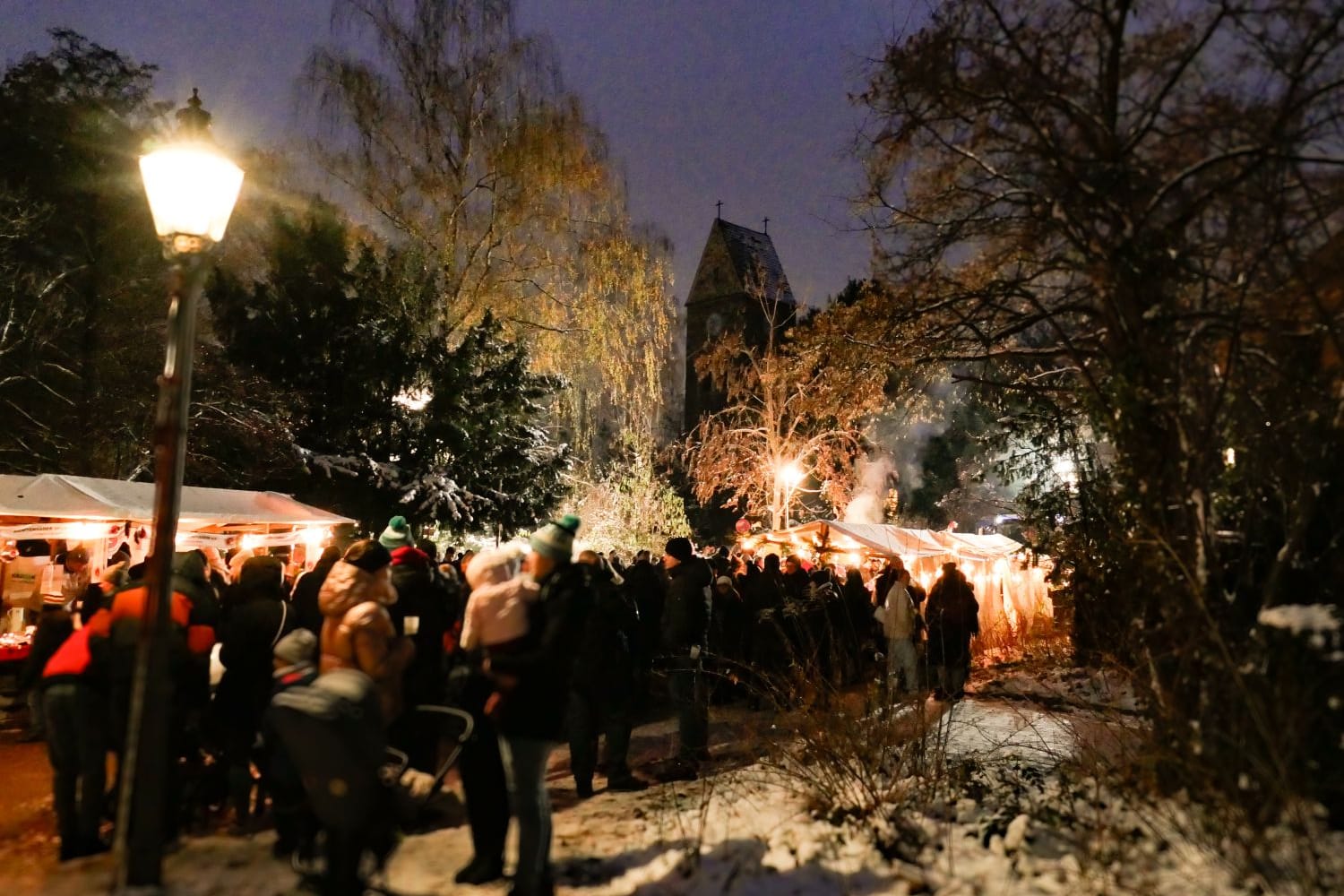 Der Lichtenrader Lichtermarkt im Jahr 2023.