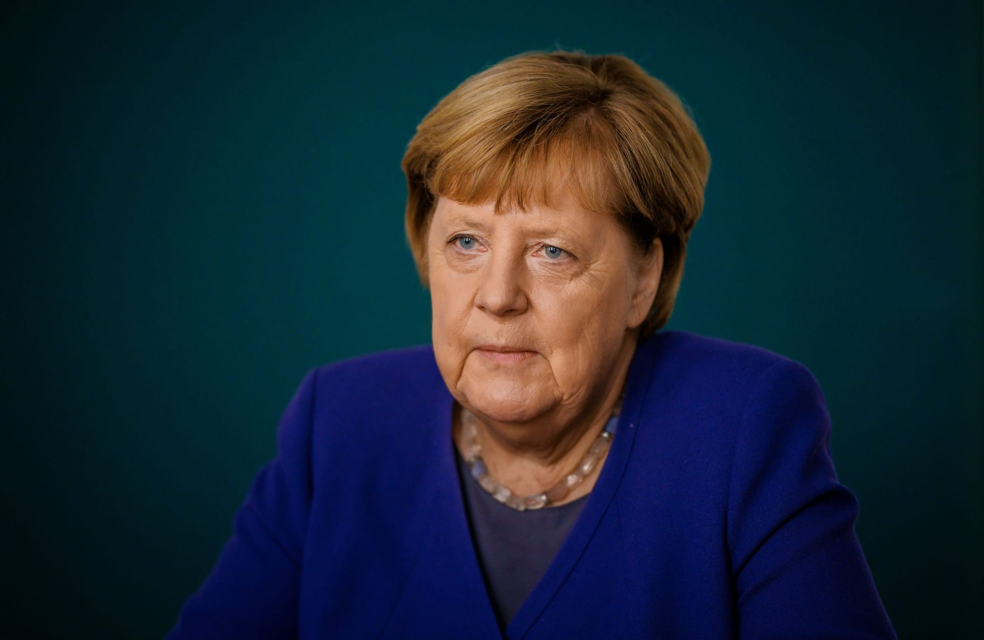 Angela Merkel, Bundeskanzlerin a.D., in Berlin.