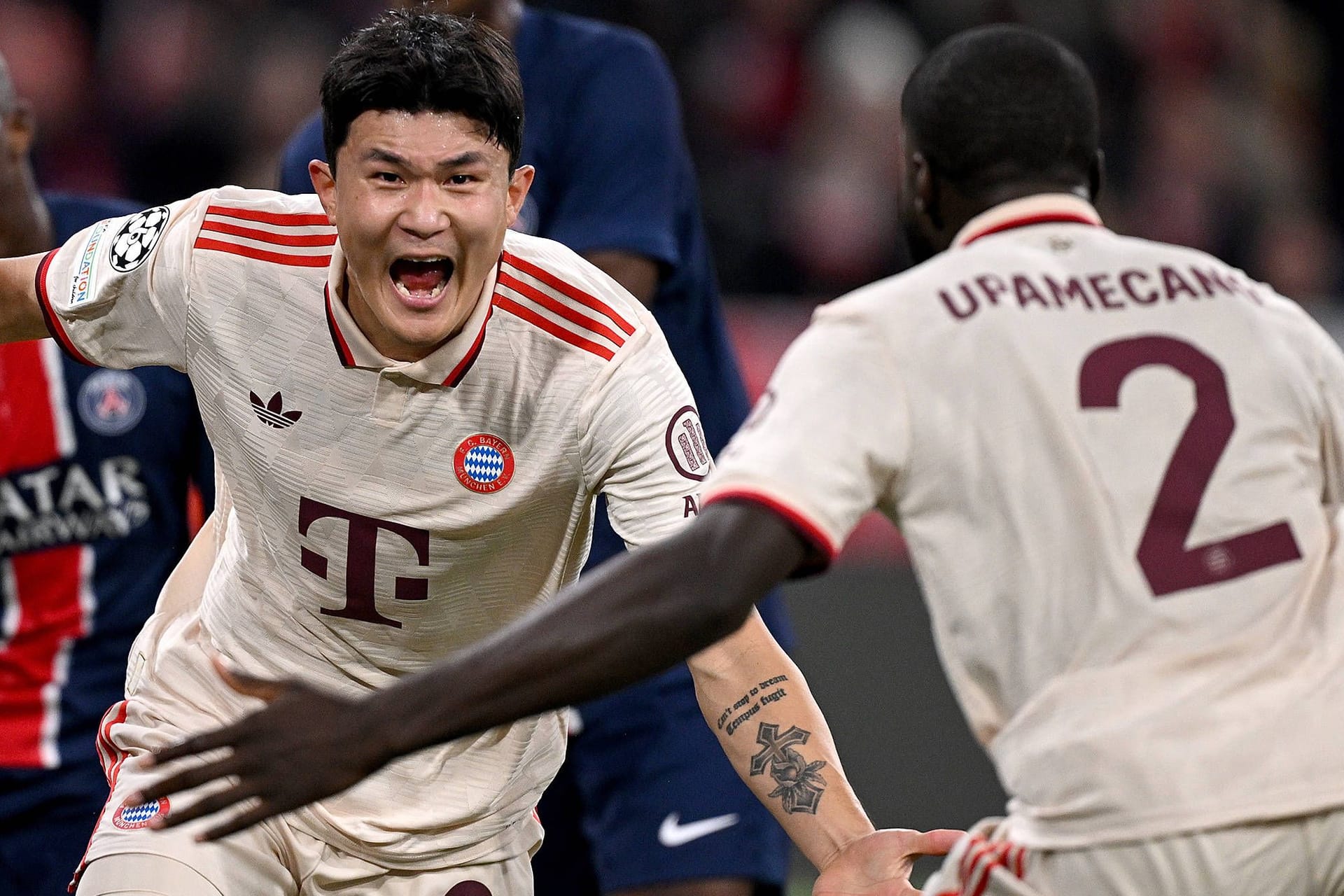 Min-jae Kim: Der Südkoreaner köpfte Bayern mit seinem Tor zum Sieg gegen Paris Saint-Germain.