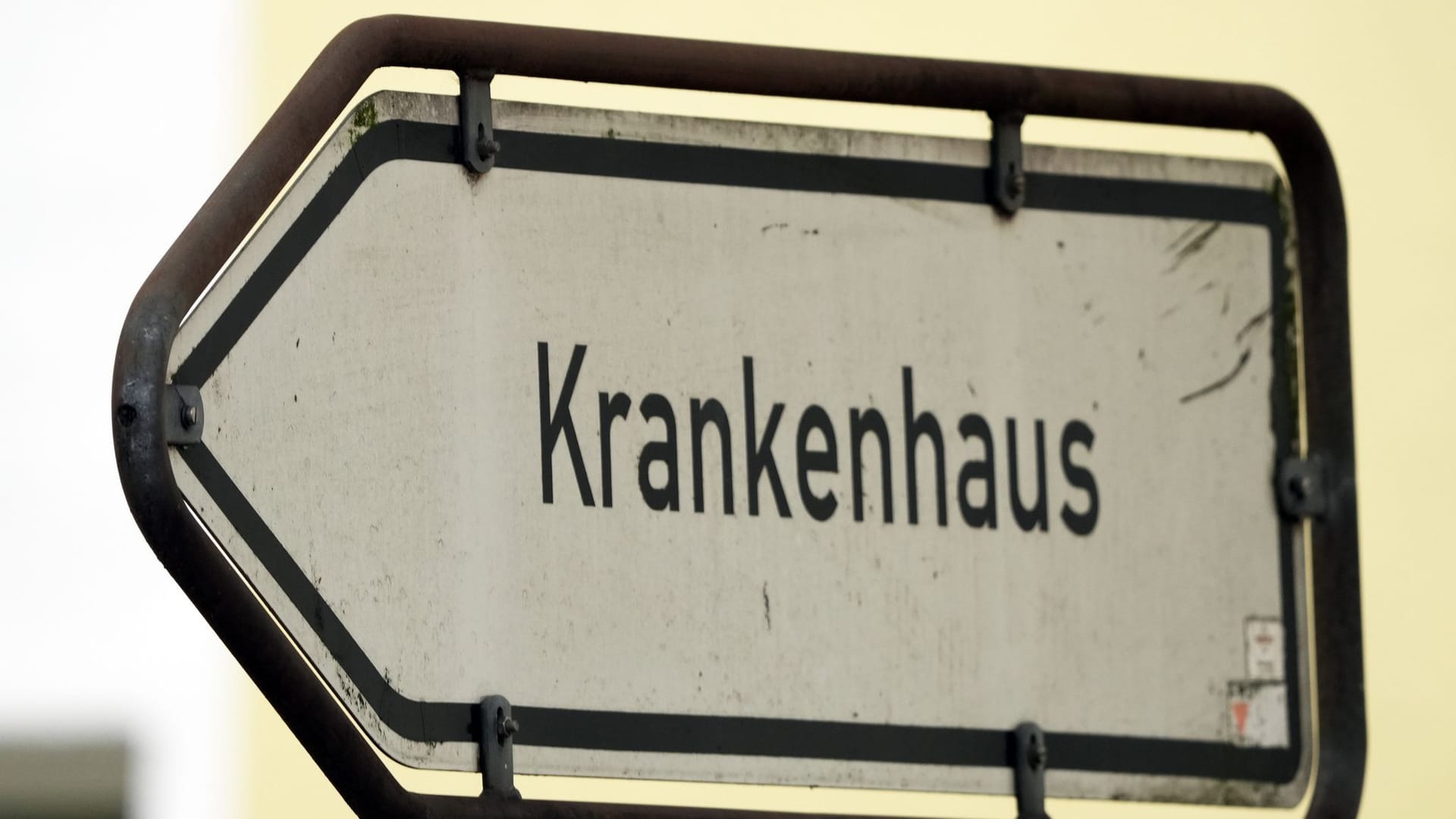 Weg zum Krankenhaus