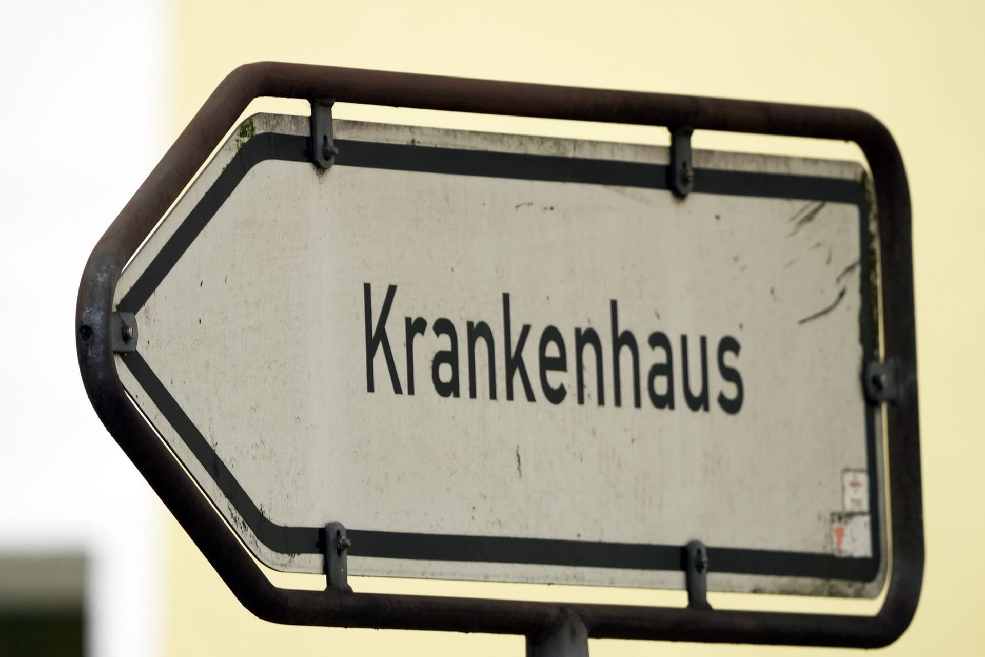 Weg zum Krankenhaus