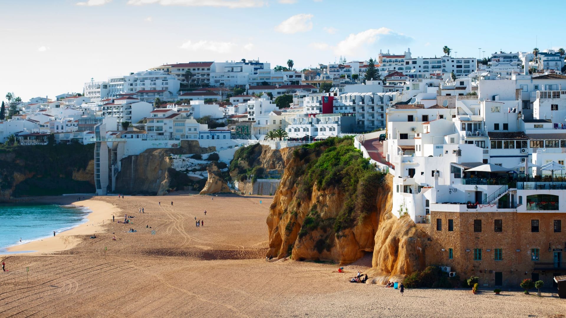 Albufeira an der Algarve: Portugal bietet sich für Auswanderer mit kleiner Rente an.