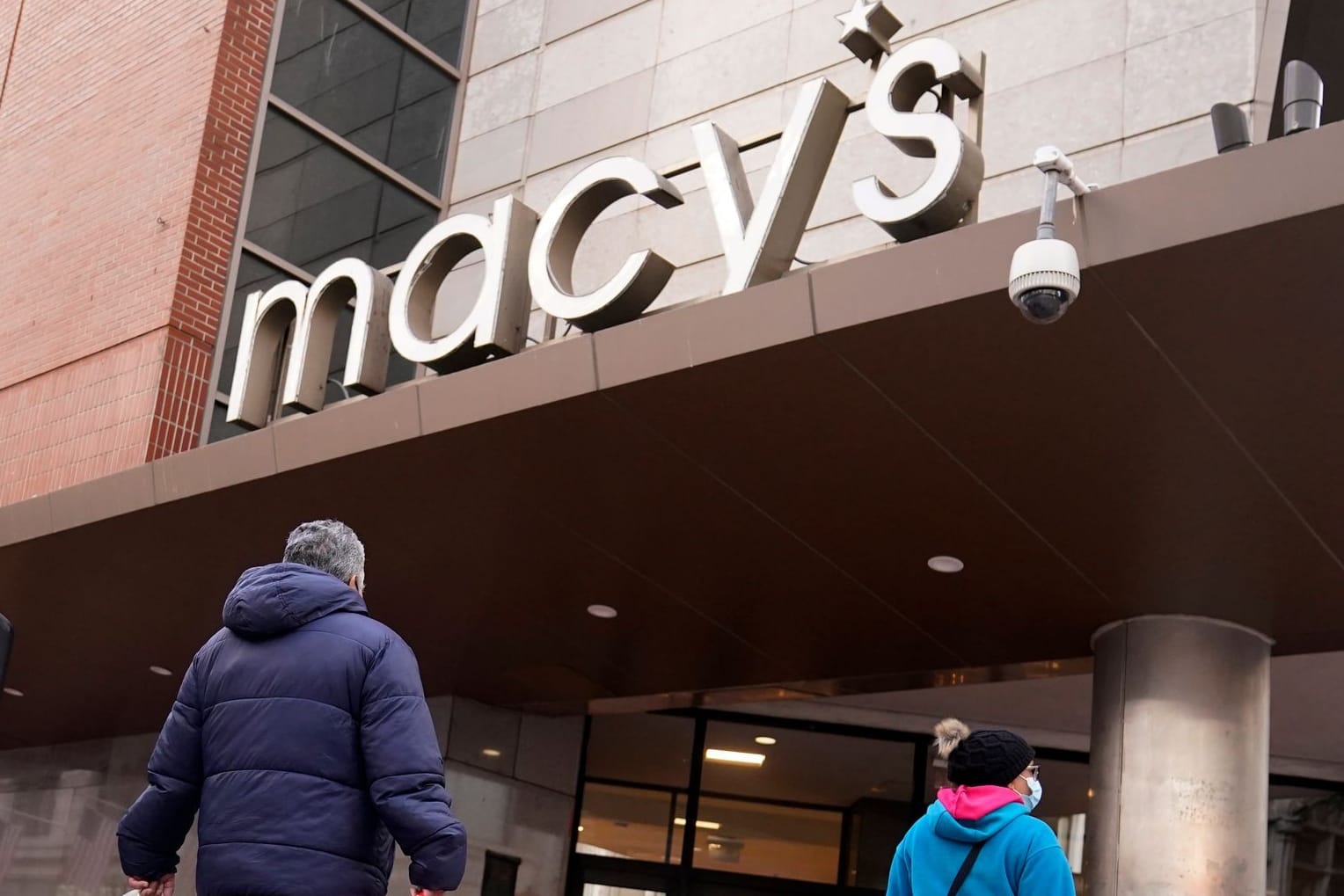 Boston: Kunden gehen zum Macy's-Kaufhaus im Bostoner Stadtteil Downtown Crossing.