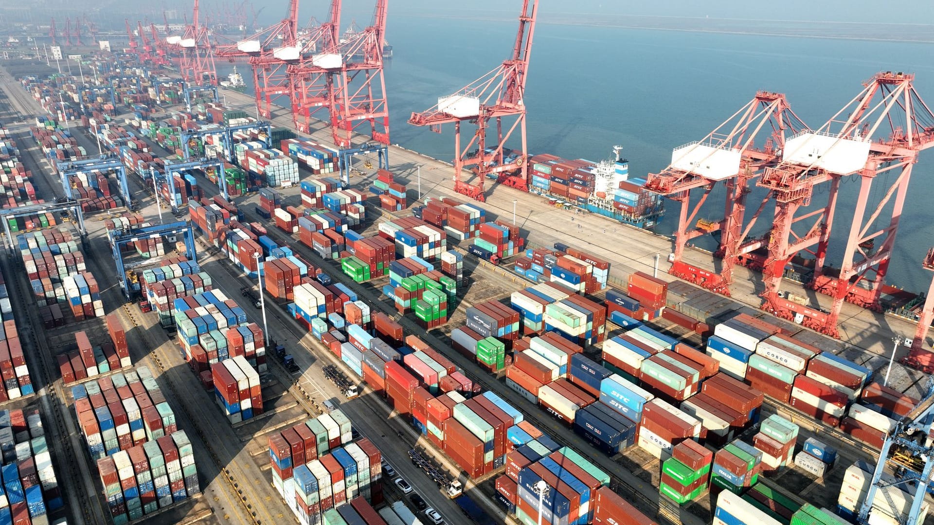 Containerterminal in China