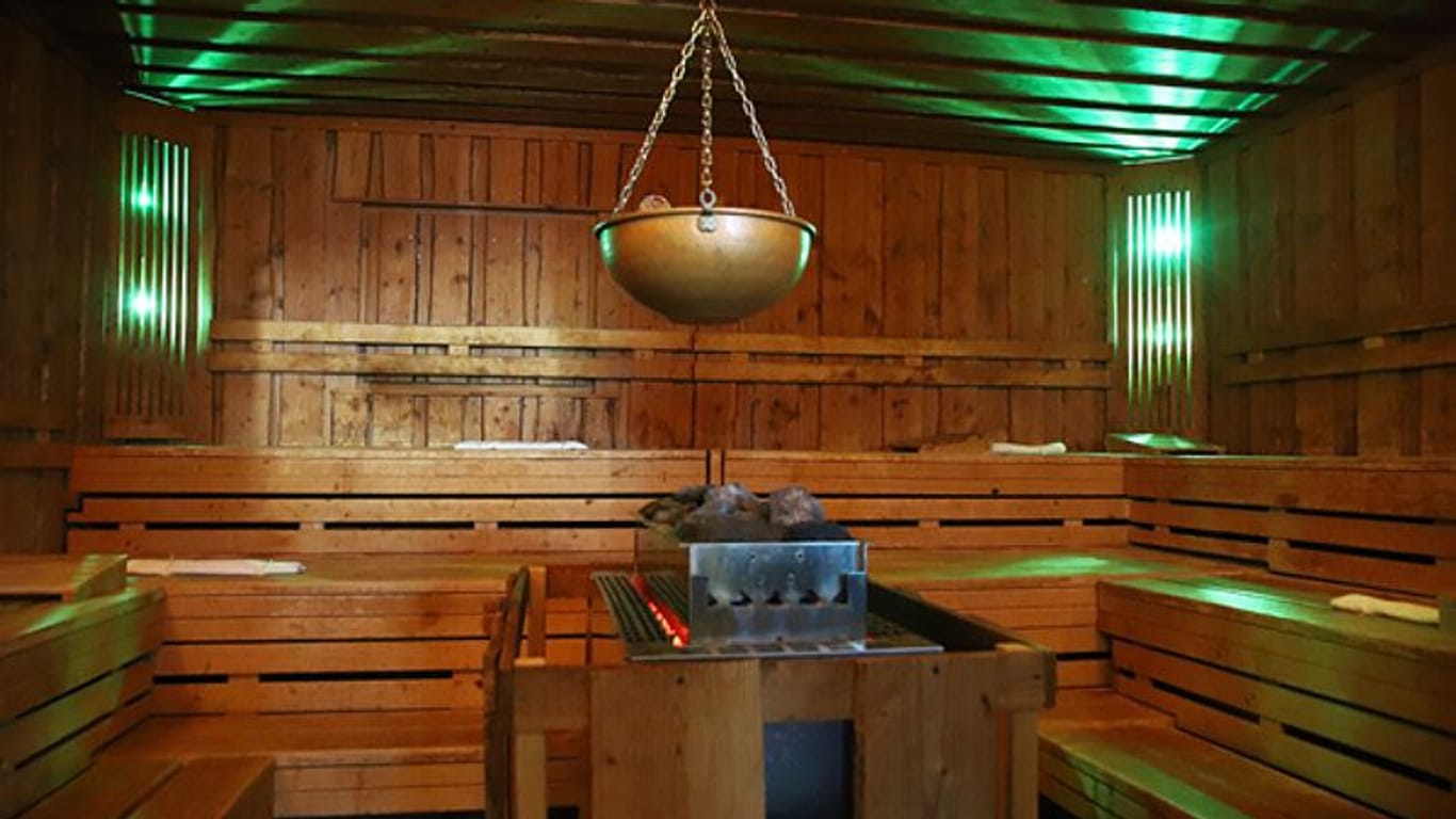 Eine Sauna in der "Roetgen Therme".