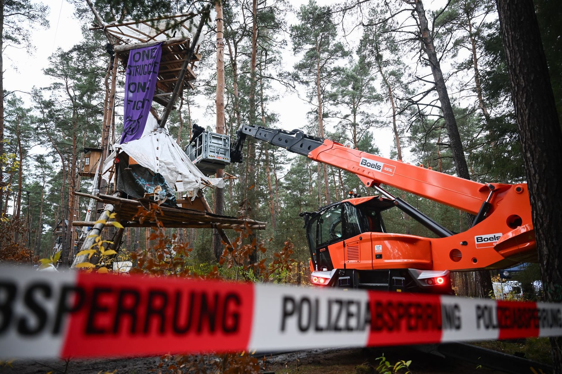 Räumung Tesla-Protestcamp in Grünheide