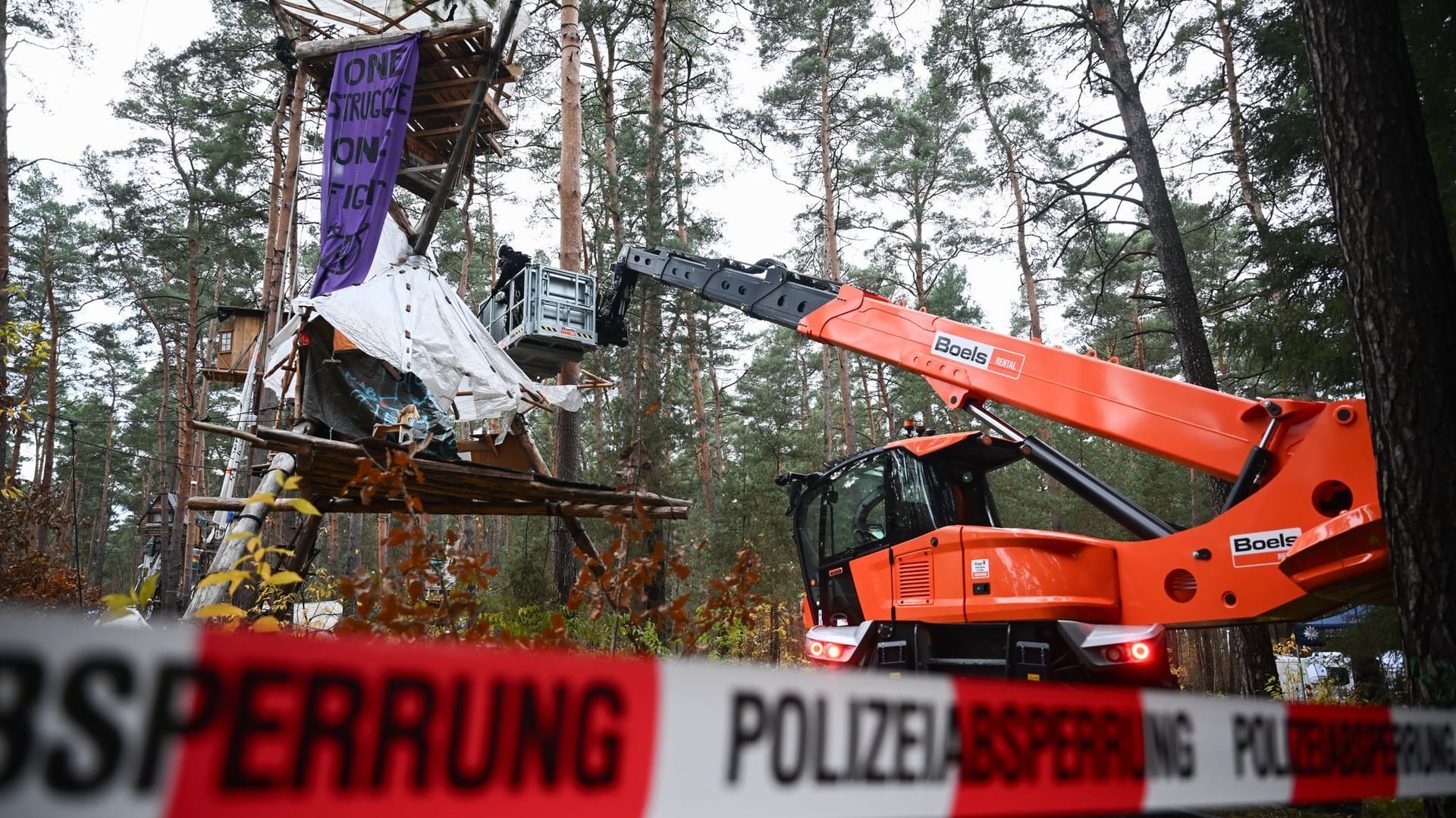 Räumung Tesla-Protestcamp in Grünheide