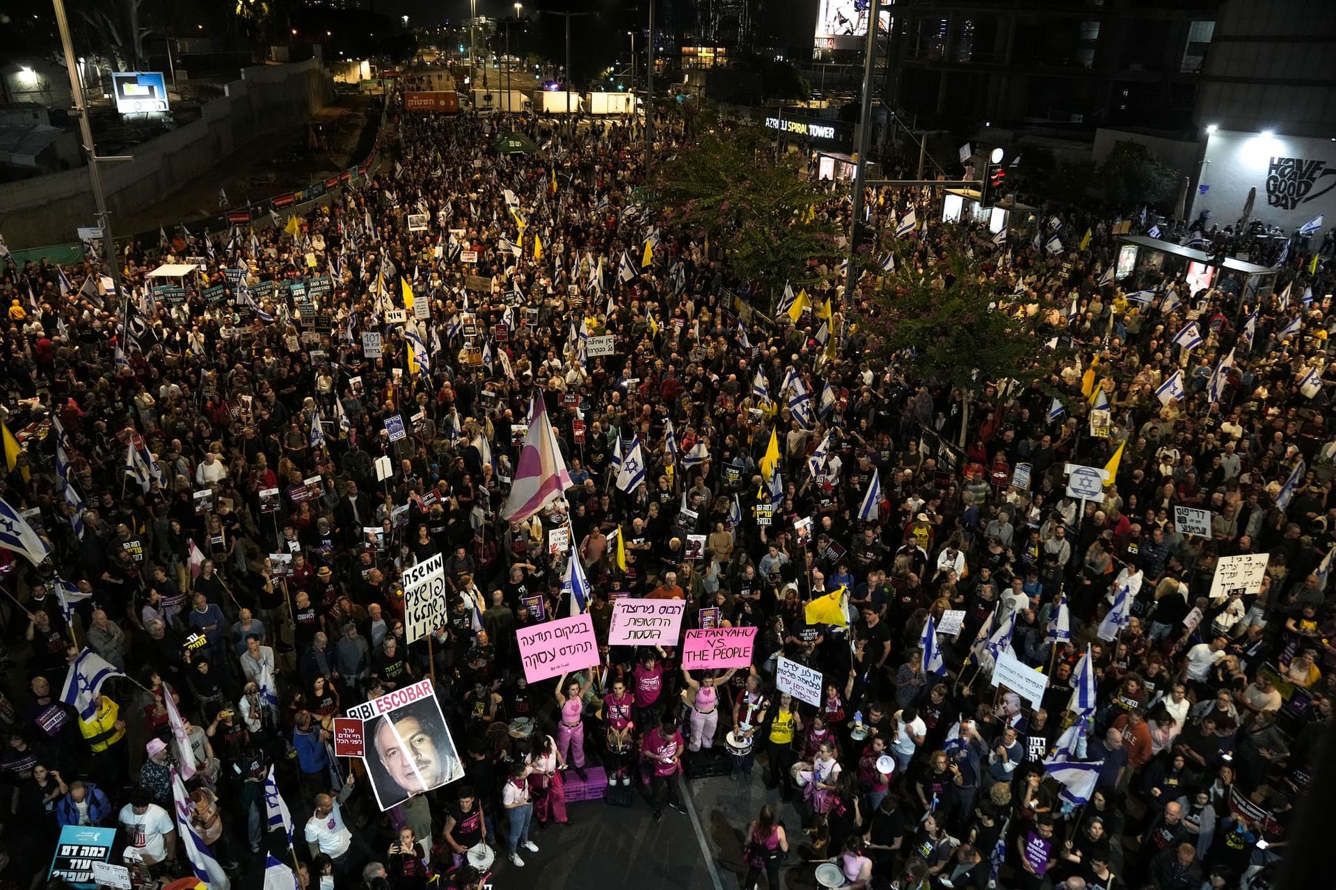 Nahostkonflikt - Proteste in Tel Aviv