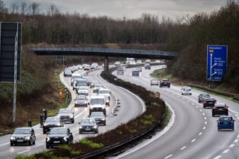 Verkehr auf der A59. (Symbolfoto)