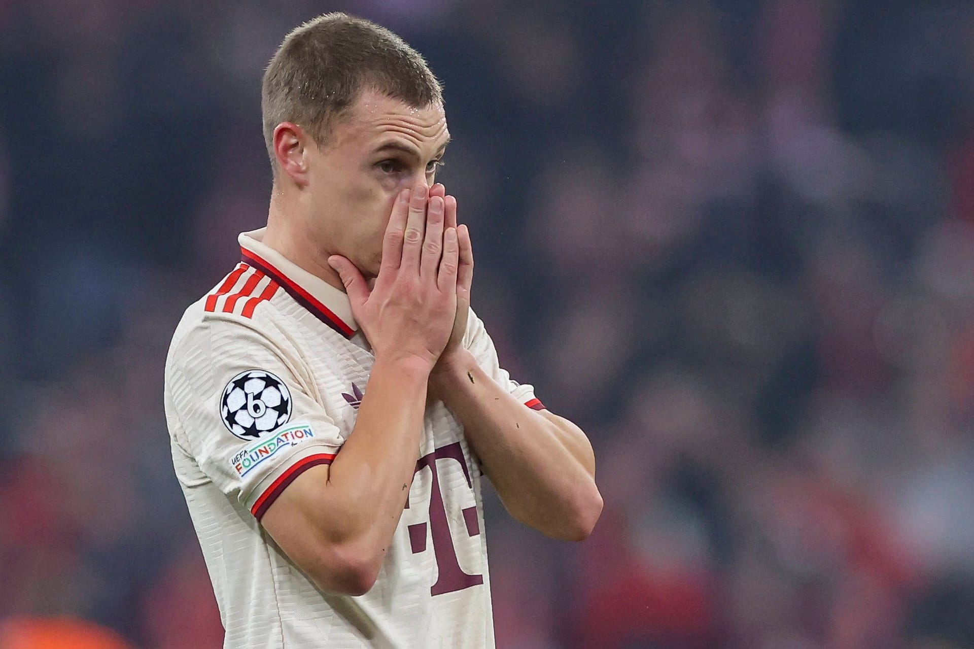 Bemerkte die bedrückte Stimmung im Stadion: Bayerns Joshua Kimmich.