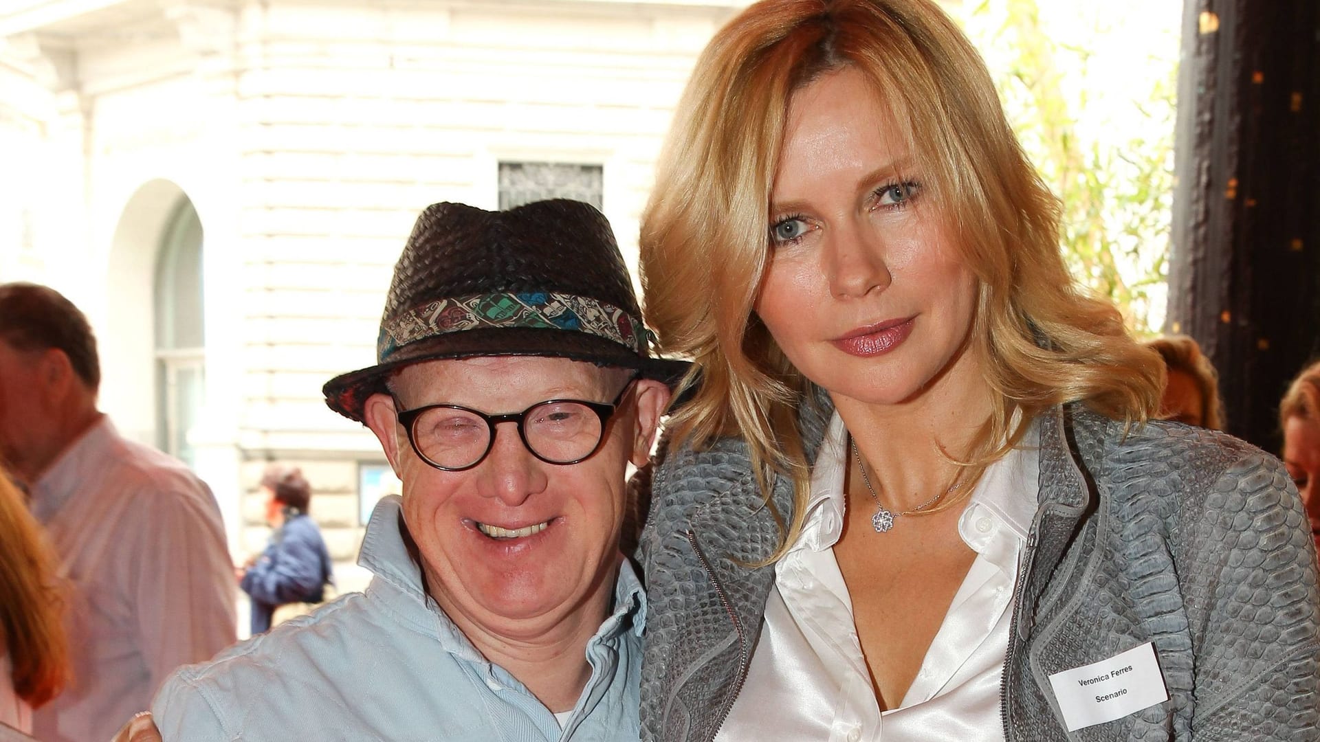 Bobby Brederlow mit Veronica Ferres 2015 auf einem Event in München