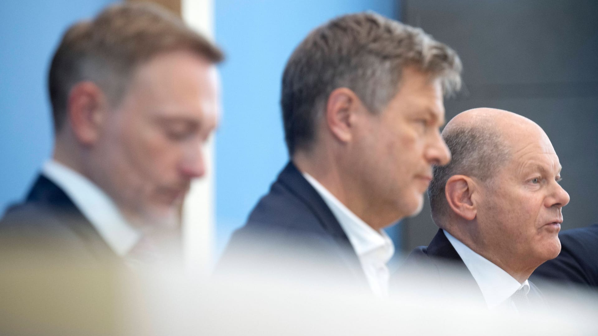 Christian Lindner, Robert Habeck, Olaf Scholz: Die Ampelkoalition ist am Ende.