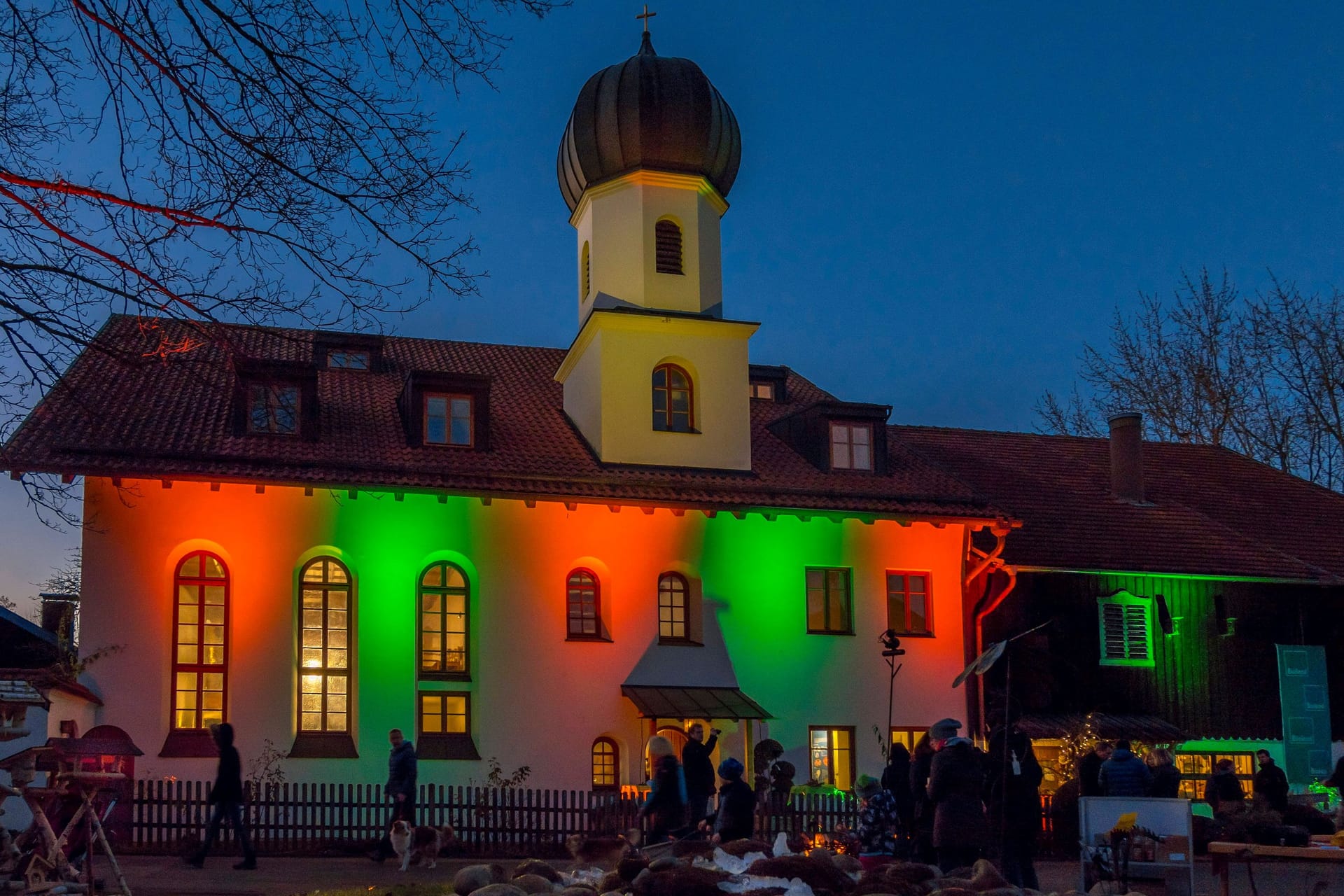 Gut Dietlhofen anlässlich eines Weihnachtsmarktes 2016.