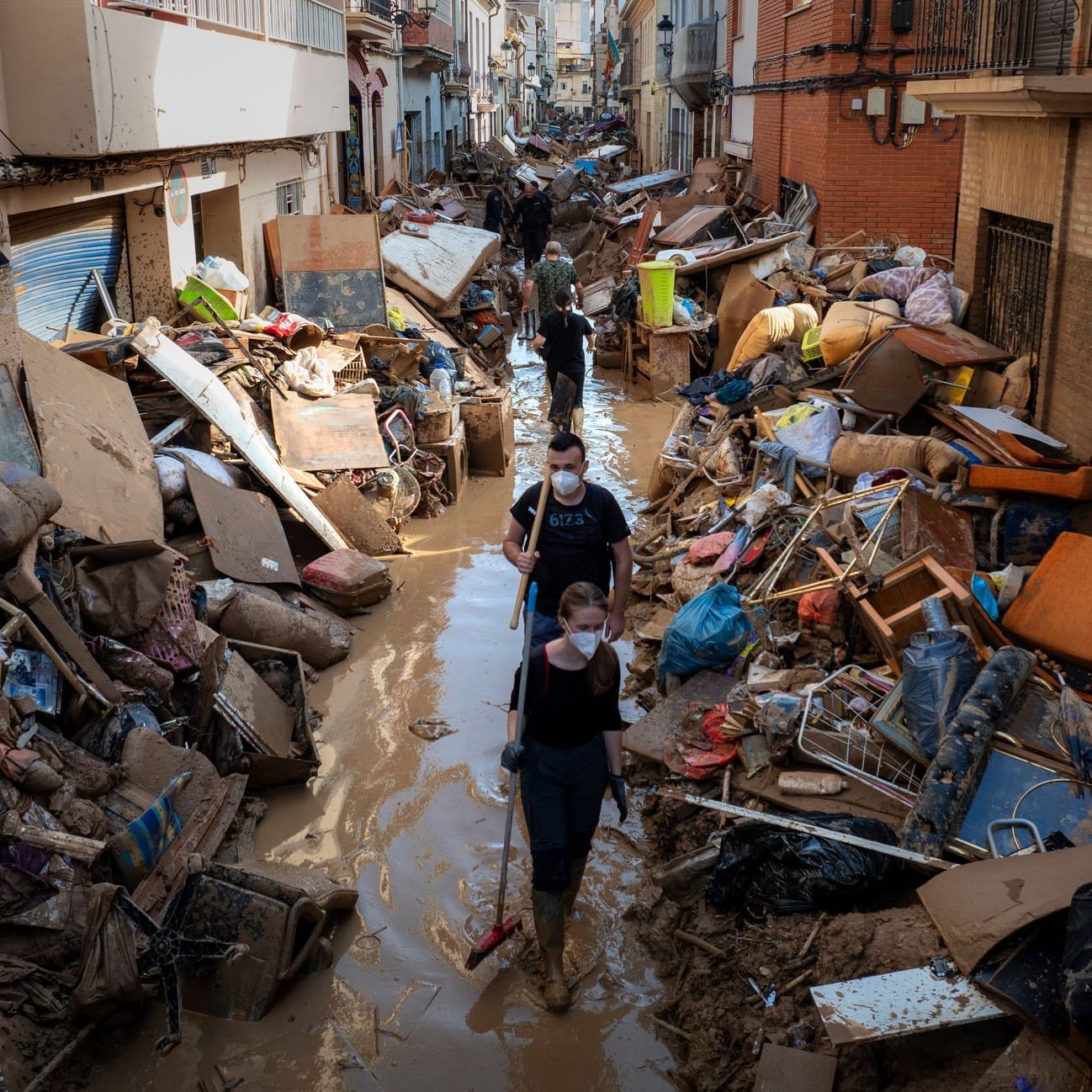 Nach den Überschwemmungen in Spanien