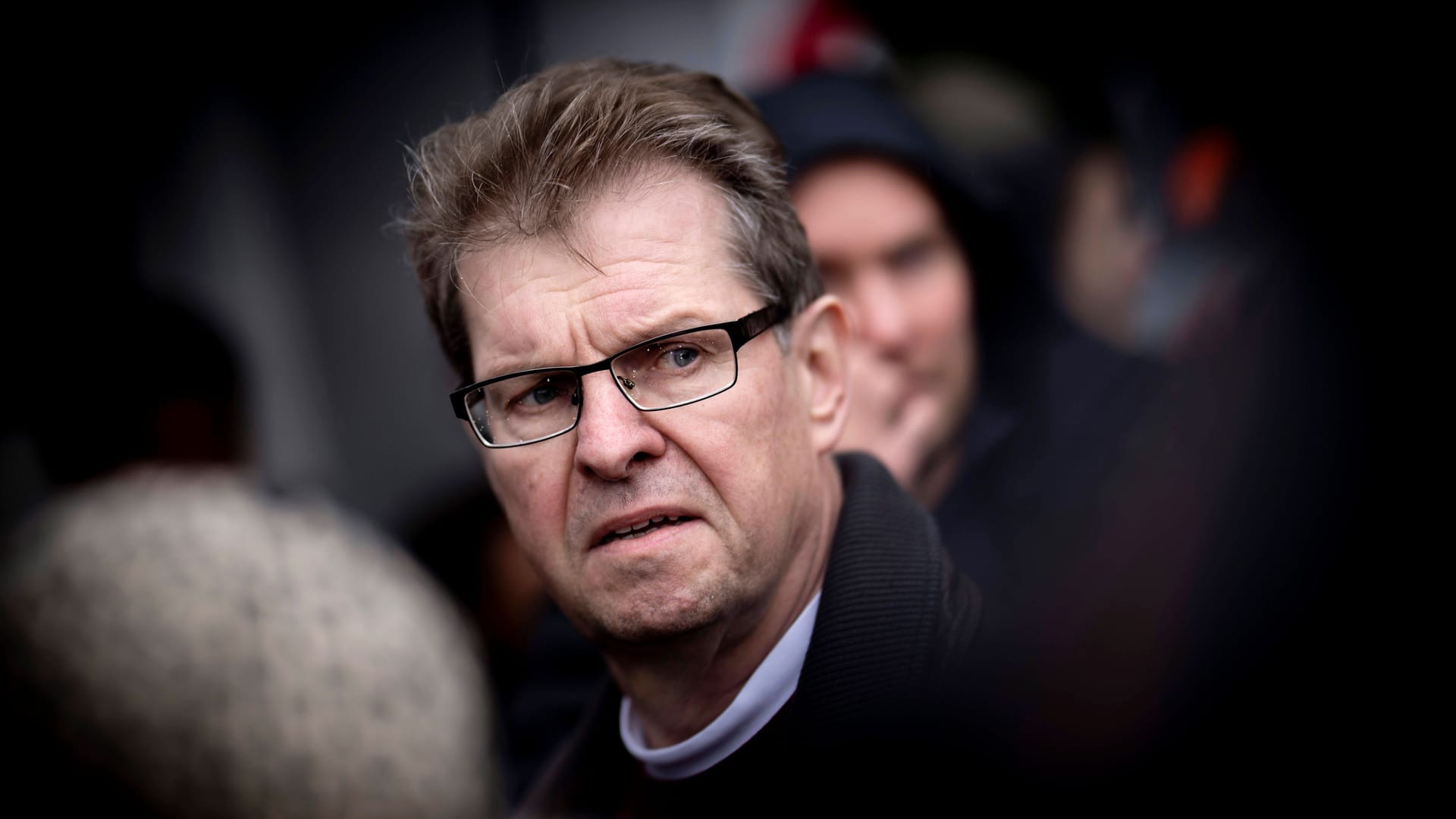 SPD-Politiker Ralf Stegner auf der bundesweiten Demonstration der deutschen Friedensbewegung in Berlin. SPD-Politiker Ralf Stegner auf der bundesweiten Demonstration der deutschen Friedensbewegung in Berlin.