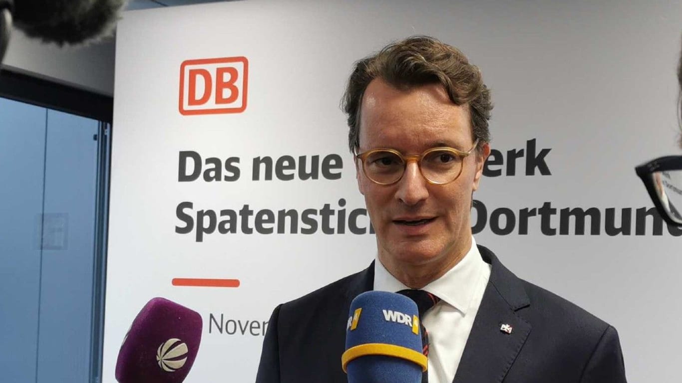 NRW-Ministerpräsident Hendrik Wüst (CDU) am Mittwoch in Dortmund.