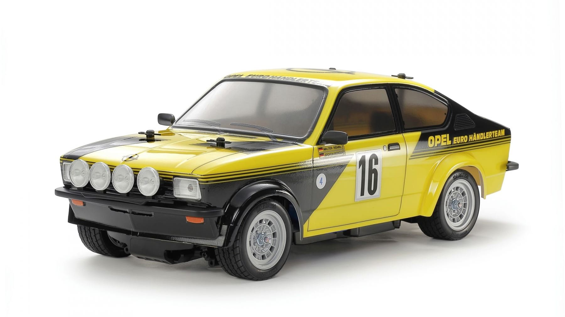 Gewinner Kategorie S: Opel Kadett C GT/E in 1:10, Tamiya.