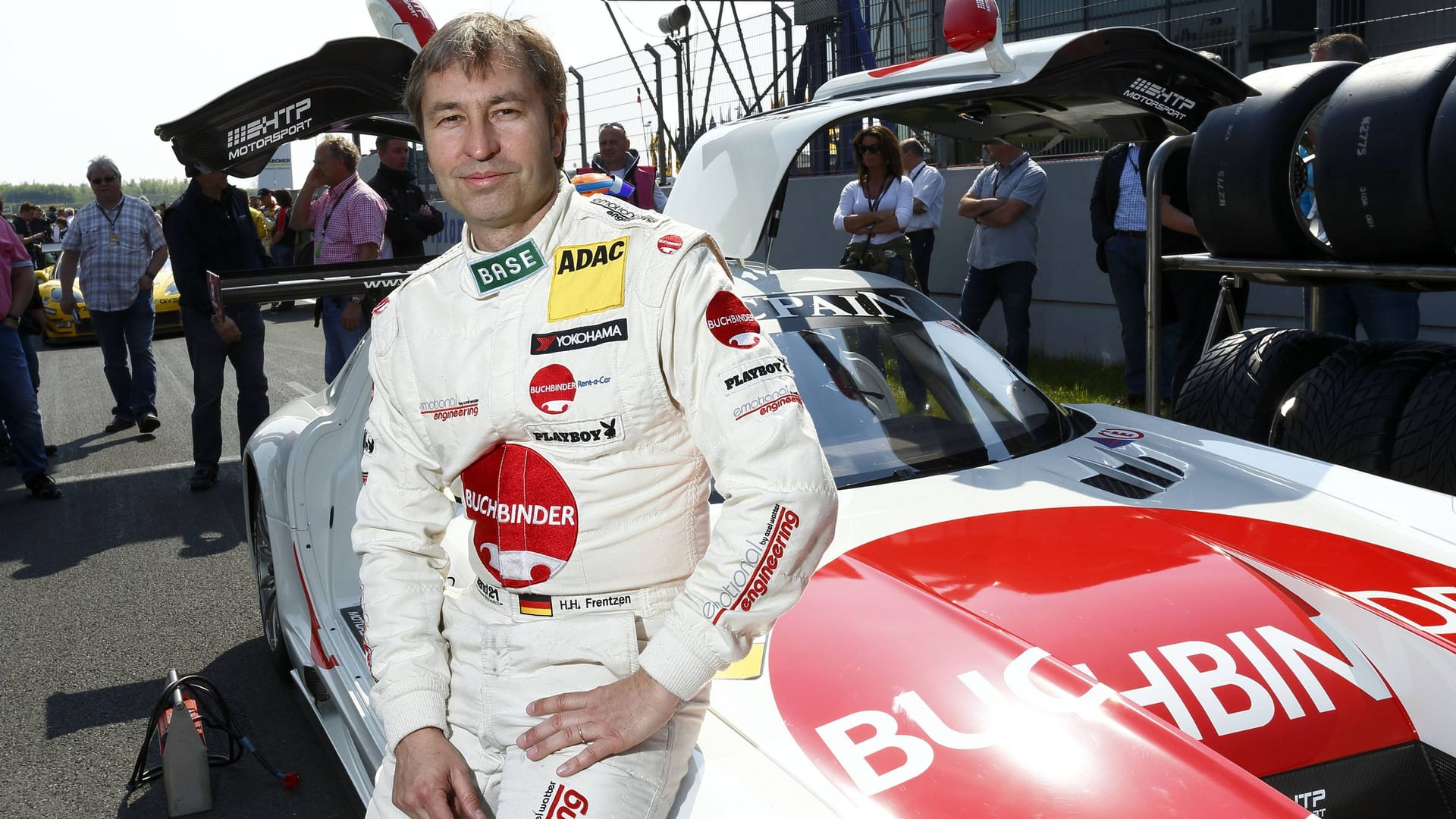 Noch immer dem Rennsport verbunden: Heinz-Harald Frentzen beim ADAC GT Masters 2014.