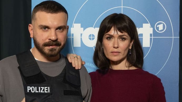 Edin Hasanovic und Melika Foroutan (r.) sind das neue Ermittlerteam im hessischen "Tatort".