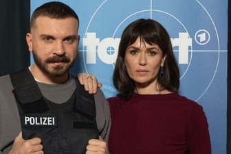 Edin Hasanovic und Melika Foroutan (r.) sind das neue Ermittlerteam im hessischen "Tatort".