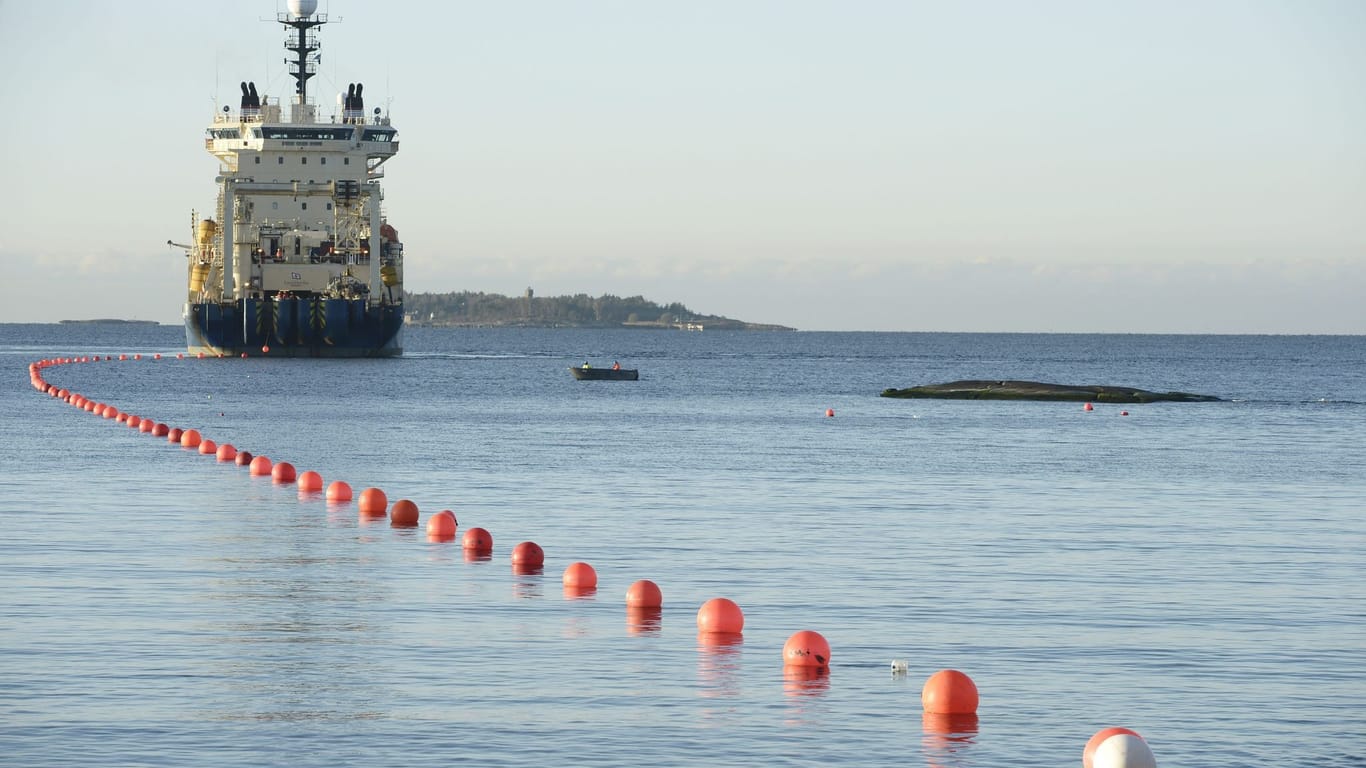 Datenkabel in der Ostsee