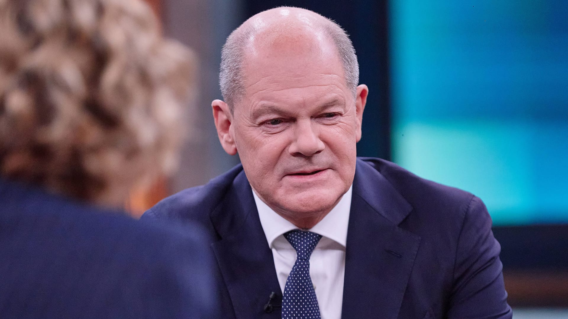 TV-Sendung "Caren Miosga": Bundeskanzler Olaf Scholz (SPD) war einziger Gast in der ARD-Talkshow.