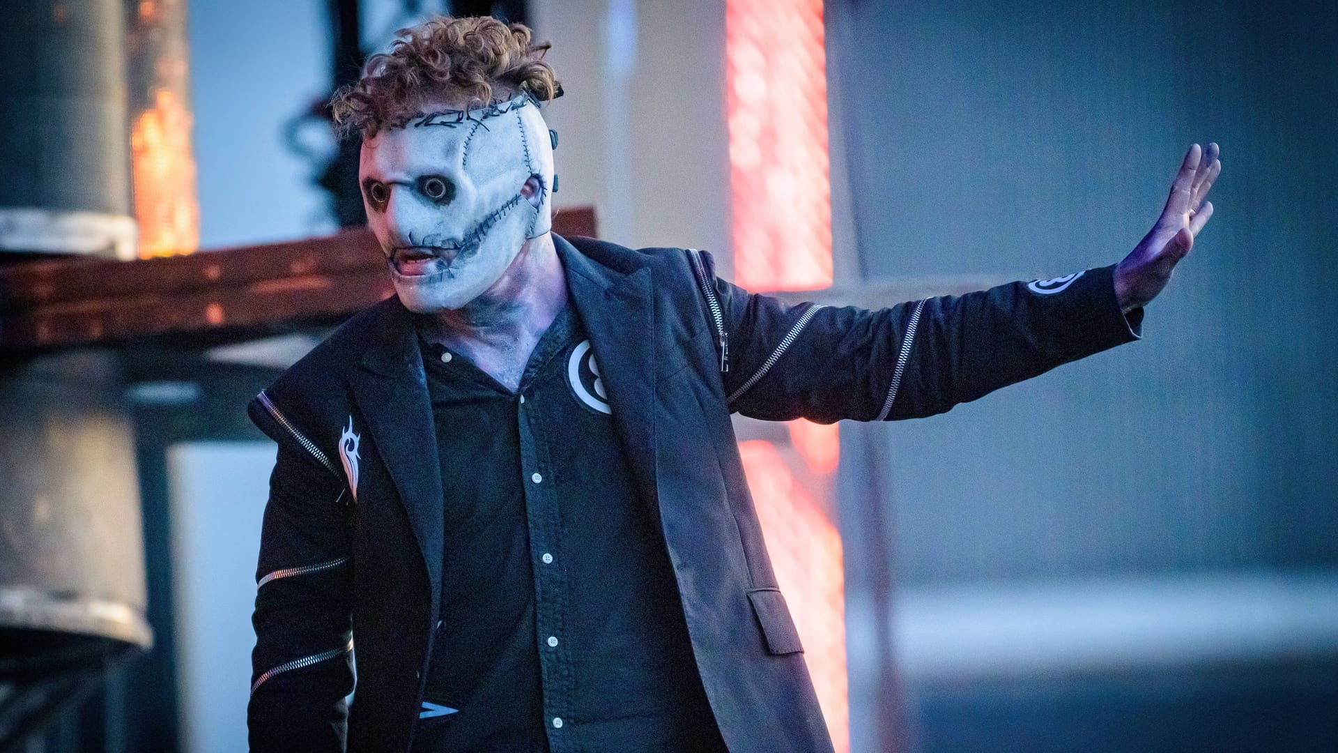 Corey Taylor bei einem Auftritt von Slipknot (Archivbild): Die Band kommt 2025 nach Norddeutschland.