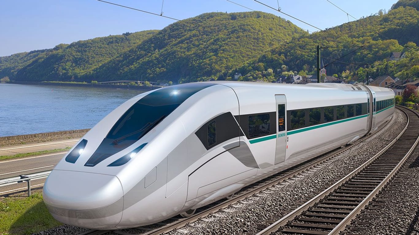 Velaro Novo: Der Zug, der bei Siemens in der Entwicklung ist, ging bisher als einer der beiden Kandidaten für den ICE5 ins Rennen.