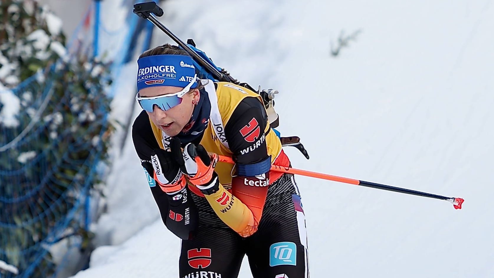 Franziska Preuß in Annecy: Die Deutsche ist weiterhin in Topform.