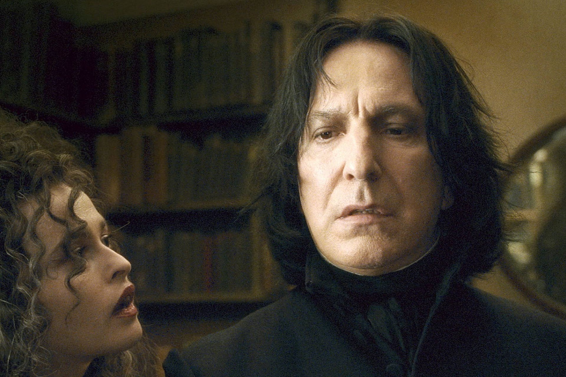 Alan Rickman als Snape: Der "Harry Potter"-Star hat Eindruck hinterlassen.