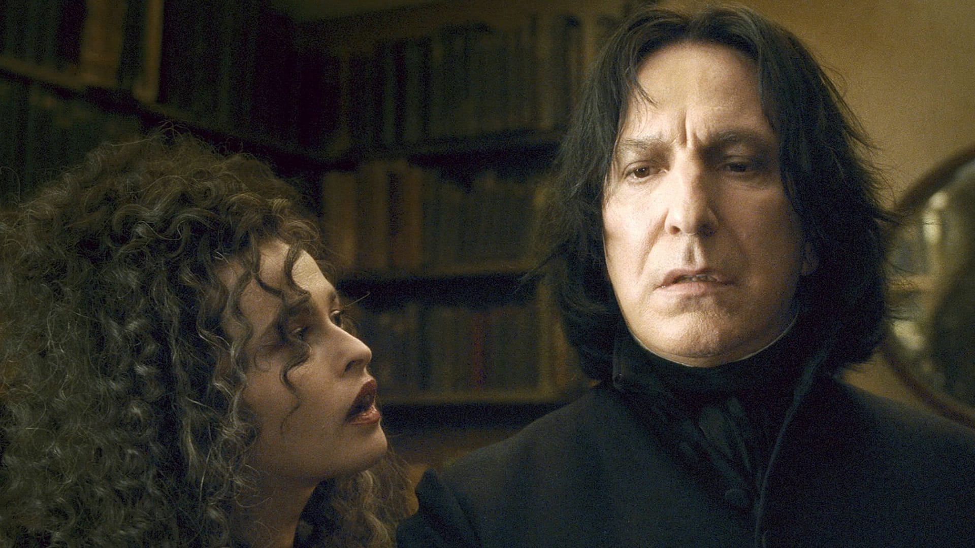 Alan Rickman als Snape: Der "Harry Potter"-Star hat Eindruck hinterlassen.