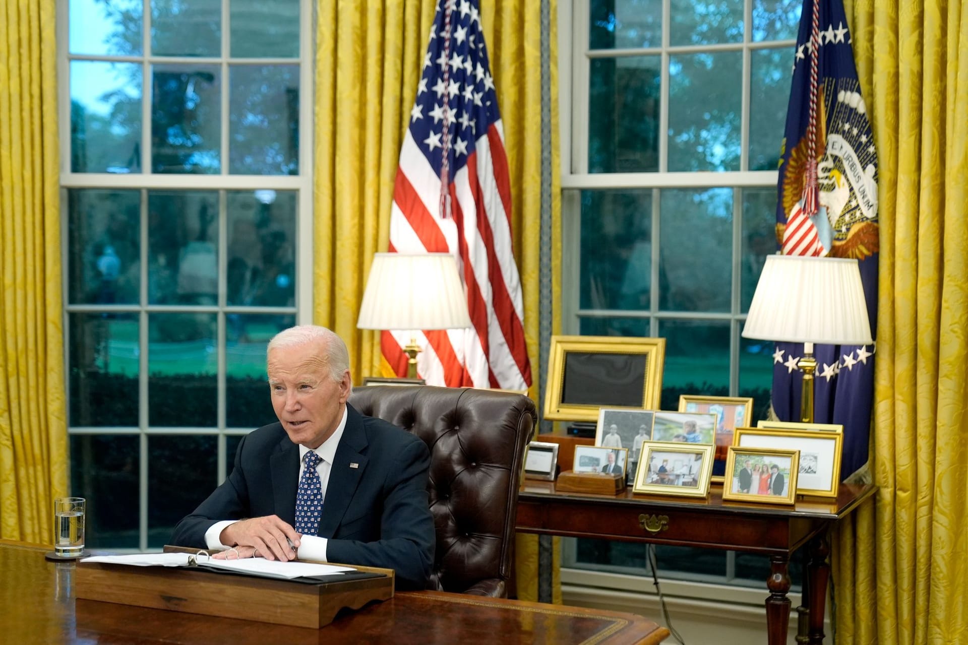 US-Präsident Biden im Oval Office