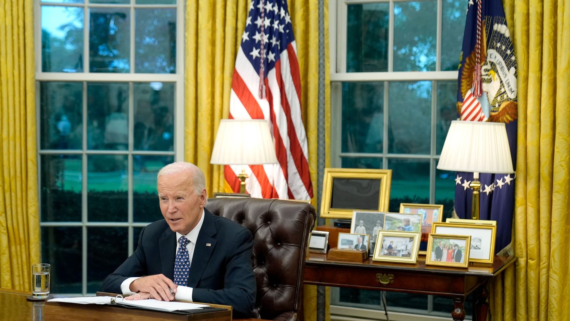 US-Präsident Biden im Oval Office