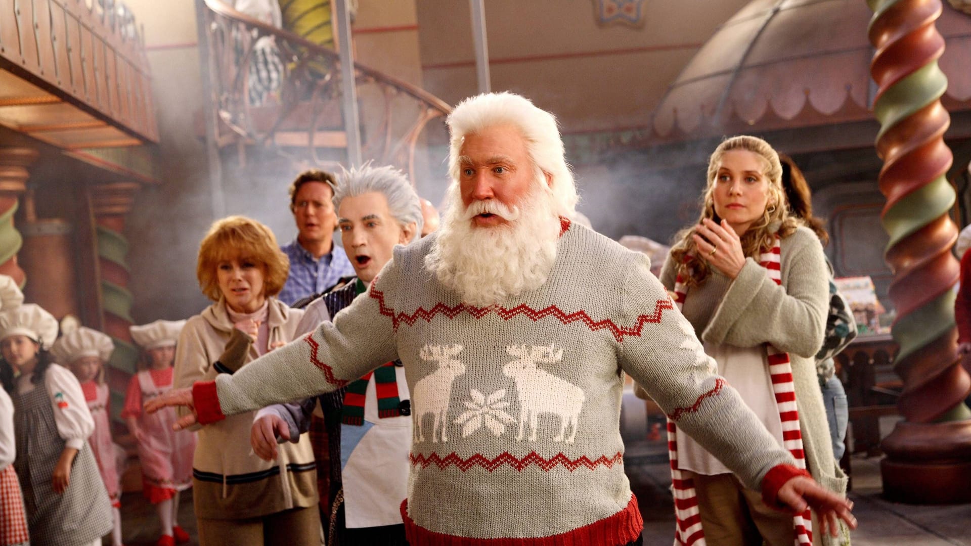 Eine Szene aus "The Santa Clause": Der Film heißt im Deutschen "Eine schöne Bescherung".