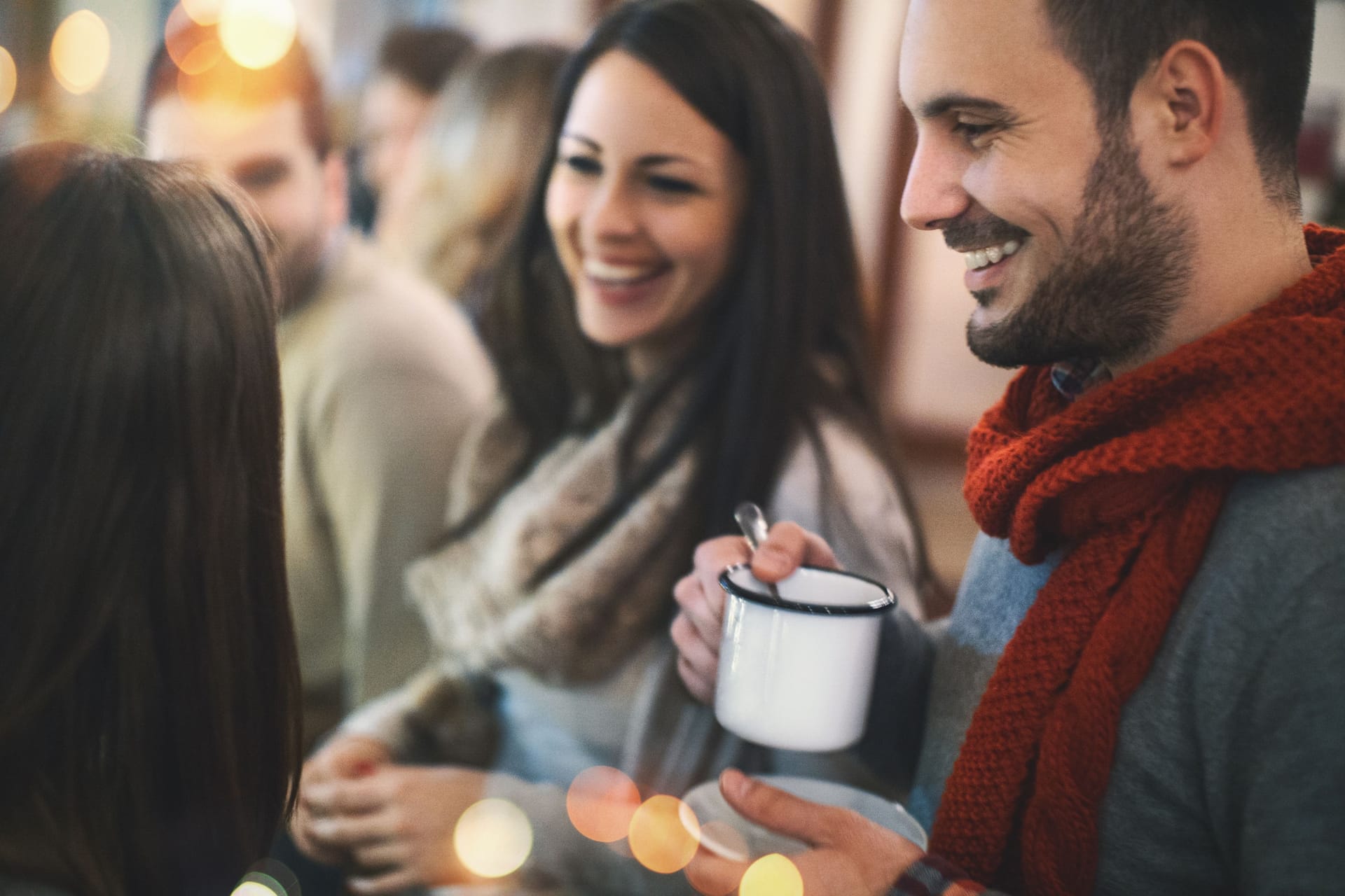 Weihnachtstimmung: In der Mittagspause Glühwein statt Kaffee trinken.