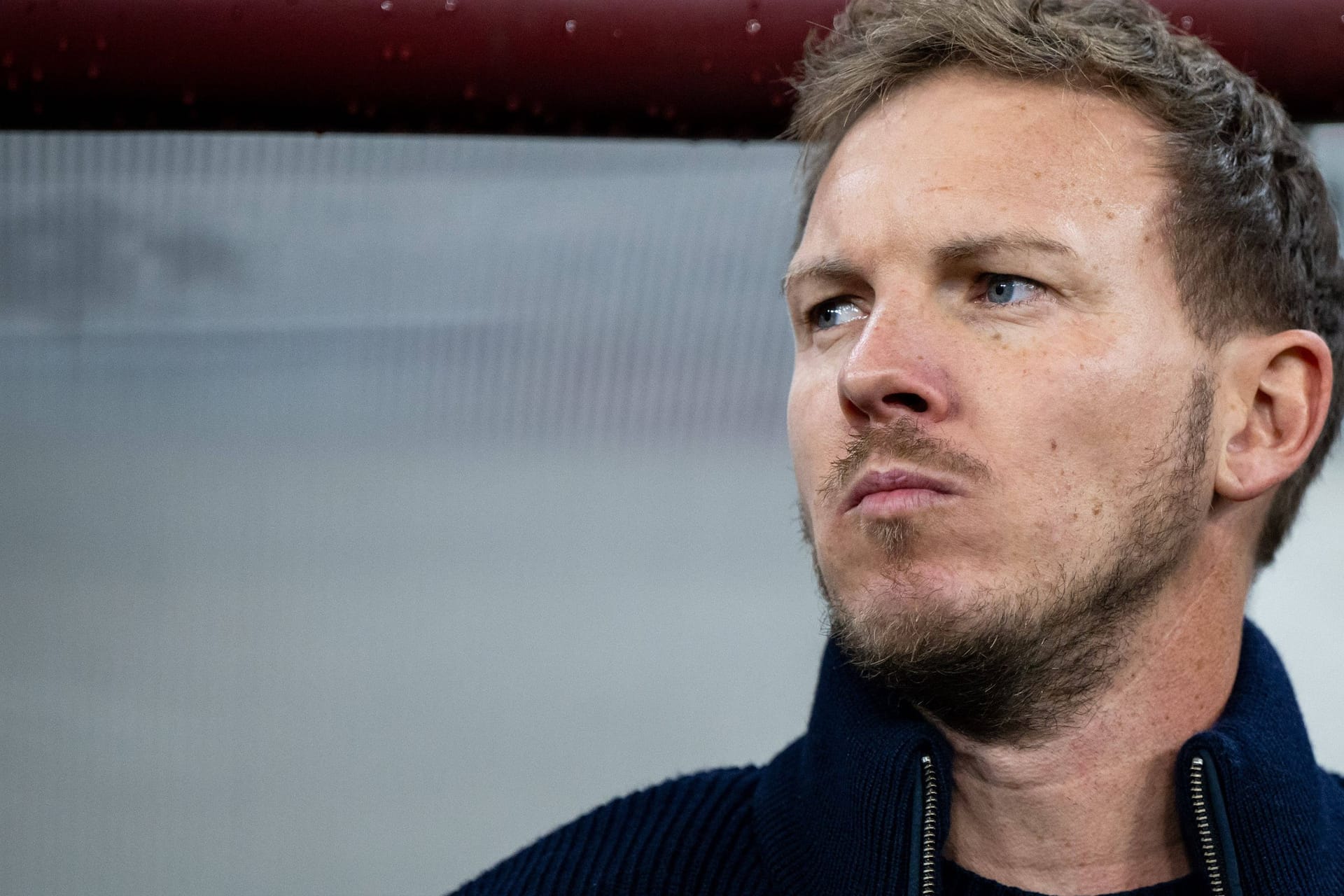 Julian Nagelsmann: Der Bundestrainer war beim Pokalspiel der Bayern gegen Leverkusen im Stadion.